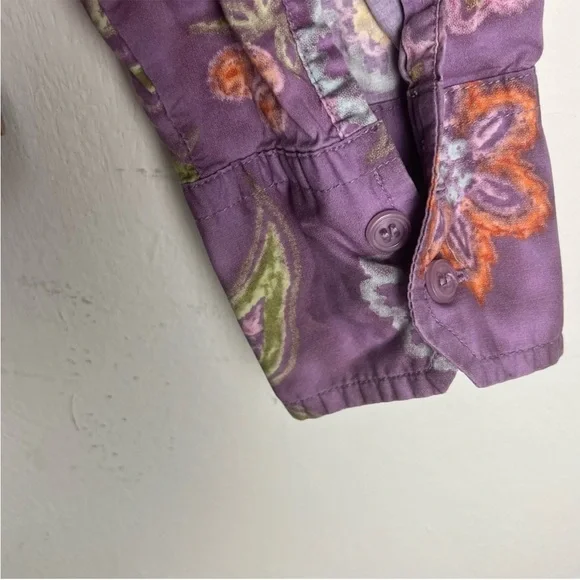 CHRISTOPHER & BANKS Floral Button Down Shirt - Picture 9 of 11